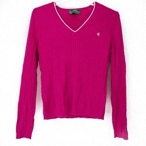 Lauren Active Womens Sweater Medium Lightweight